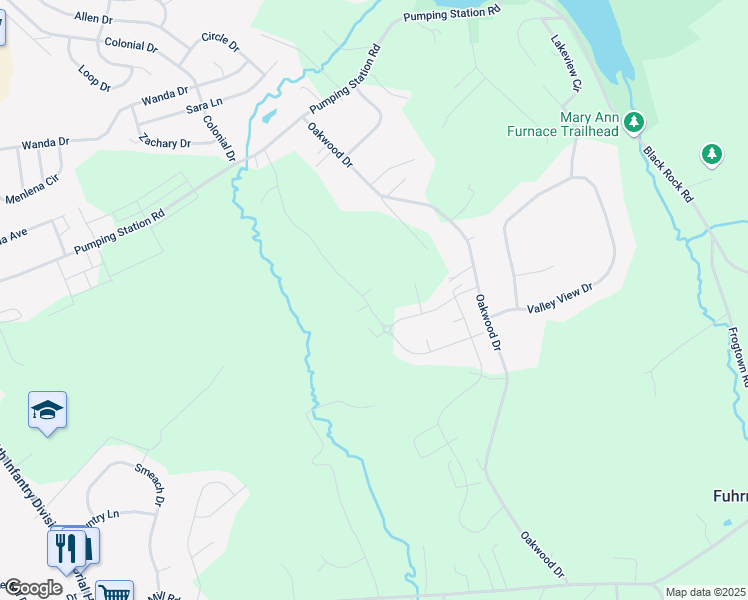 map of restaurants, bars, coffee shops, grocery stores, and more near 194 Homestead Drive in Hanover