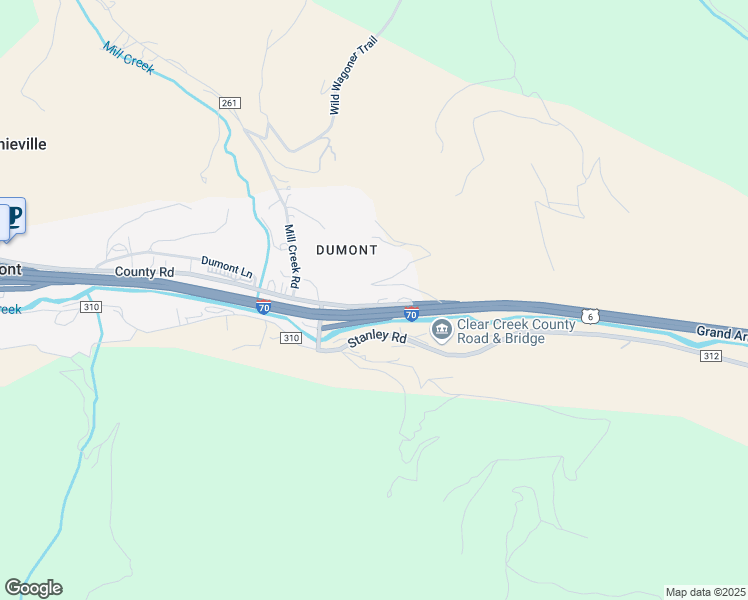 map of restaurants, bars, coffee shops, grocery stores, and more near 107 County Road in Downieville-Lawson-Dumont