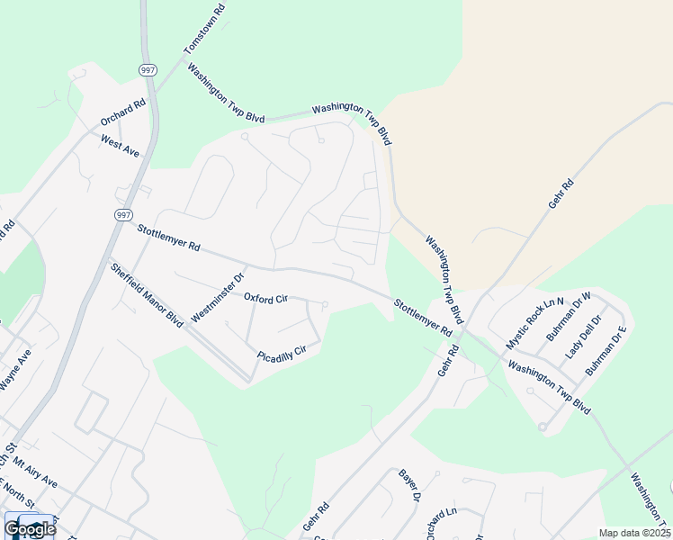 map of restaurants, bars, coffee shops, grocery stores, and more near 8796 Hillside Way in Waynesboro