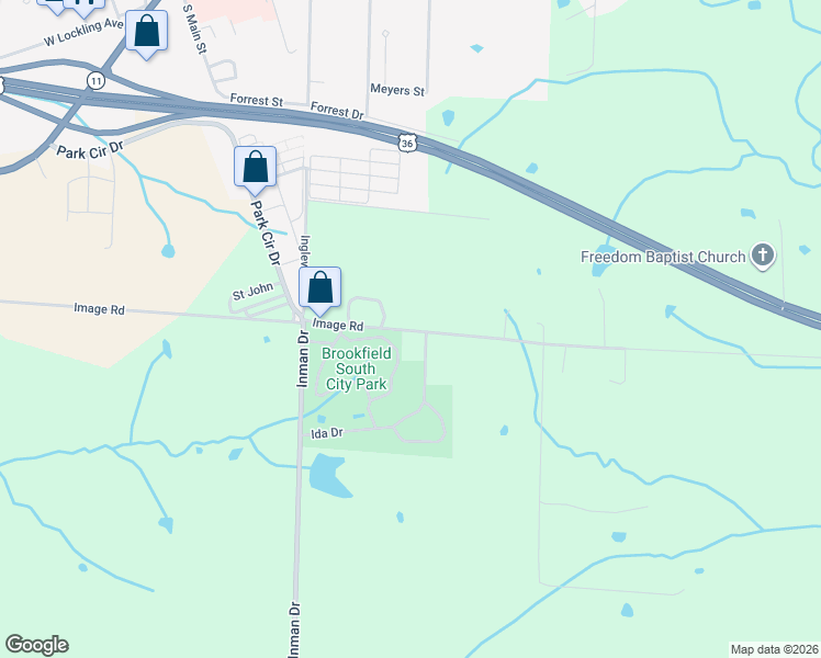 map of restaurants, bars, coffee shops, grocery stores, and more near 26231 Image Road in Brookfield