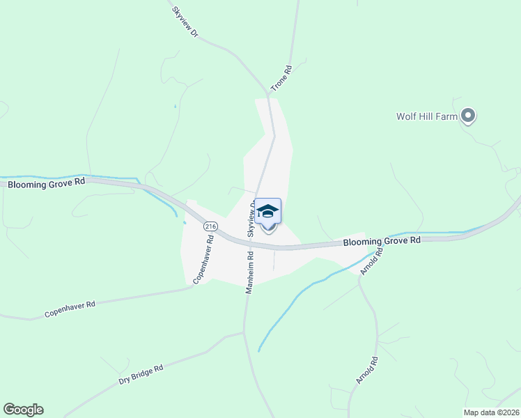 map of restaurants, bars, coffee shops, grocery stores, and more near 4854 Skyview Drive in Glenville