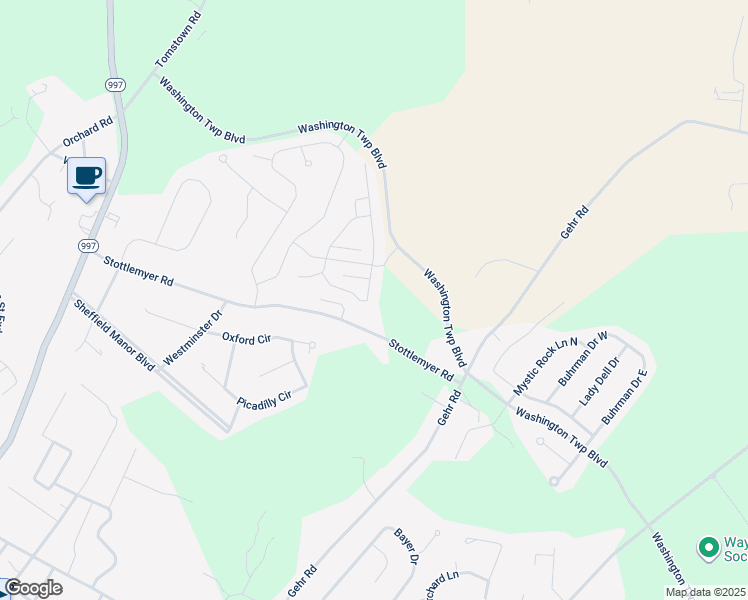 map of restaurants, bars, coffee shops, grocery stores, and more near 11362 Gopher Drive in Waynesboro