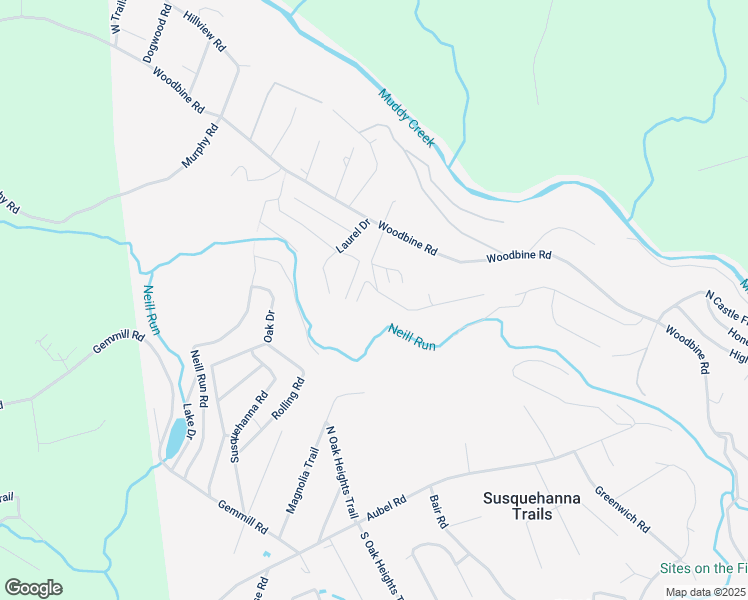 map of restaurants, bars, coffee shops, grocery stores, and more near 189 Wenzel Road in Airville