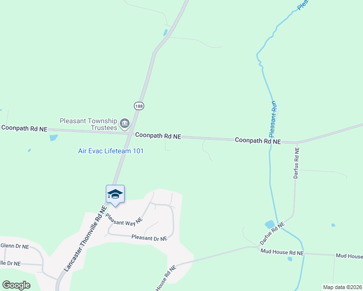 map of restaurants, bars, coffee shops, grocery stores, and more near 2991 Coonpath Road Northeast in Lancaster