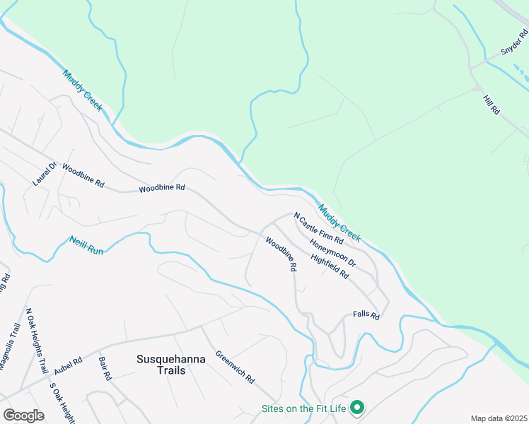 map of restaurants, bars, coffee shops, grocery stores, and more near 39 North Castle Finn Road in Airville