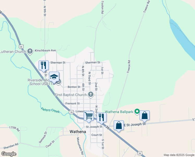 201 Seward Street, Wathena KS Walk Score