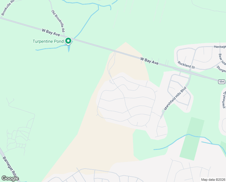 map of restaurants, bars, coffee shops, grocery stores, and more near 43 Raccoon Lane in Barnegat Township
