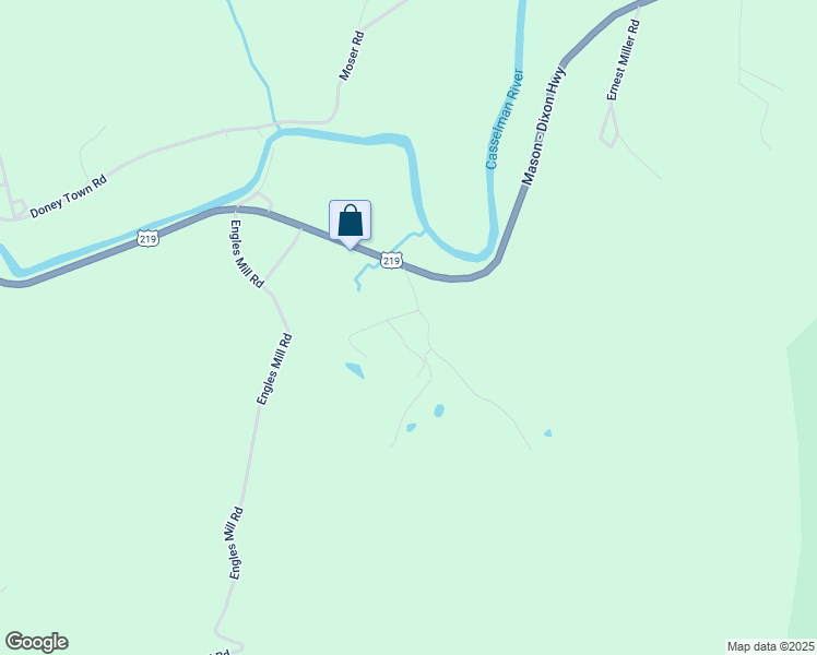 map of restaurants, bars, coffee shops, grocery stores, and more near 144 Grove Road in Meyersdale