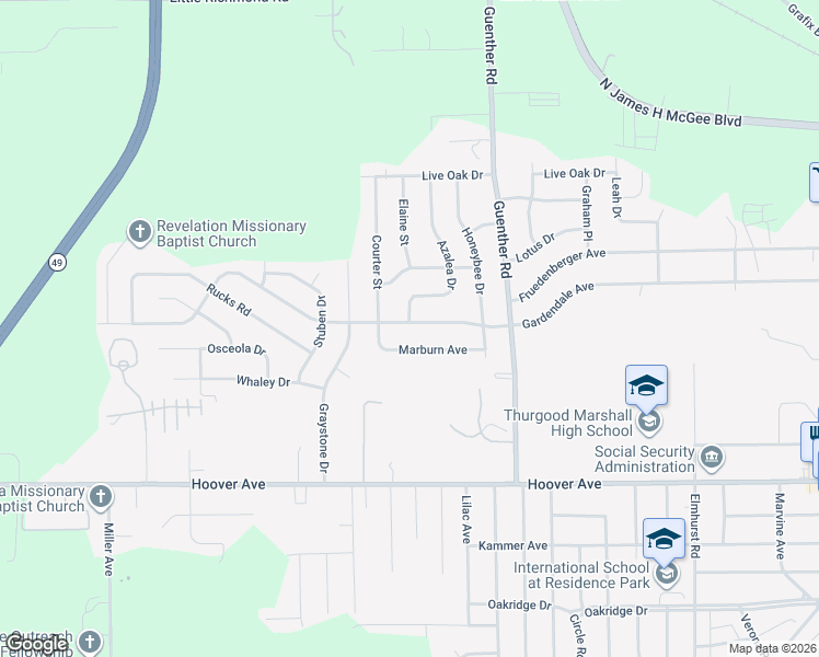 map of restaurants, bars, coffee shops, grocery stores, and more near 4889 Gardendale Avenue in Dayton