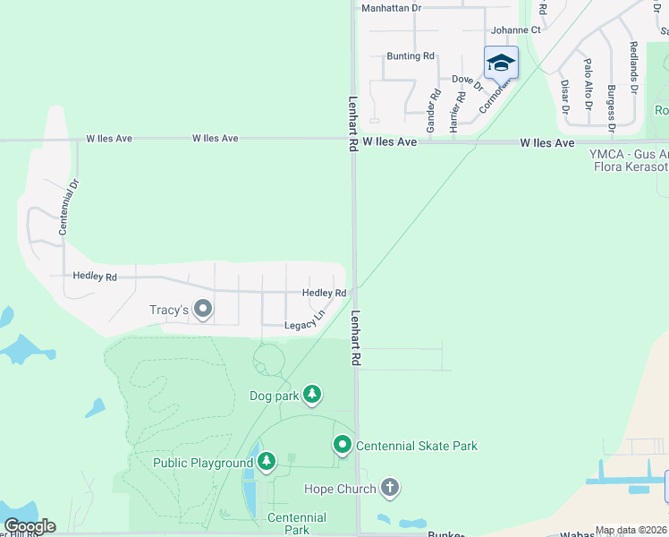 map of restaurants, bars, coffee shops, grocery stores, and more near 2706 Johnathan Place in Springfield