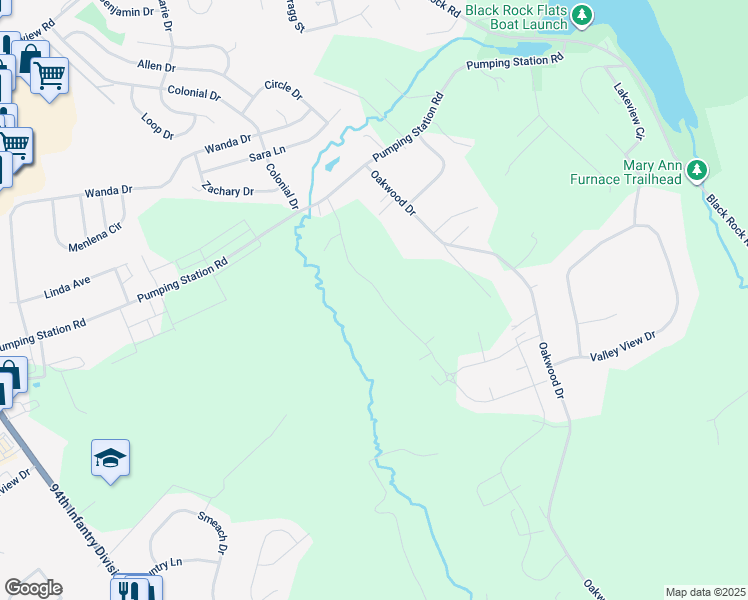 map of restaurants, bars, coffee shops, grocery stores, and more near 111 Homestead Drive in Hanover