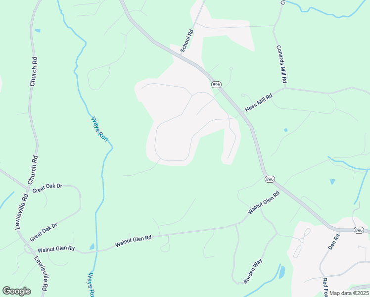 map of restaurants, bars, coffee shops, grocery stores, and more near 152 Mill House Drive in Lincoln University
