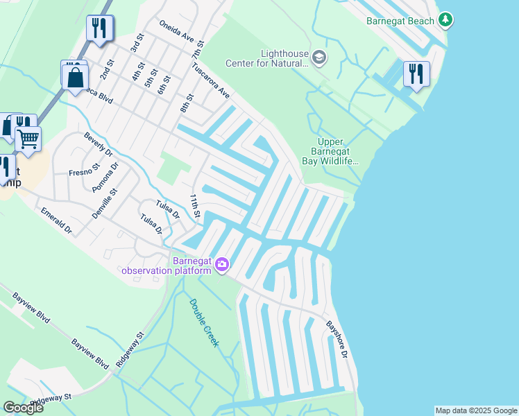 map of restaurants, bars, coffee shops, grocery stores, and more near 109 Englewood Ave in Ocean Township