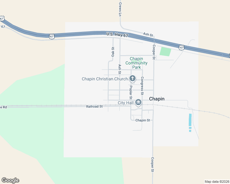 map of restaurants, bars, coffee shops, grocery stores, and more near 715 Morgan Street in Chapin