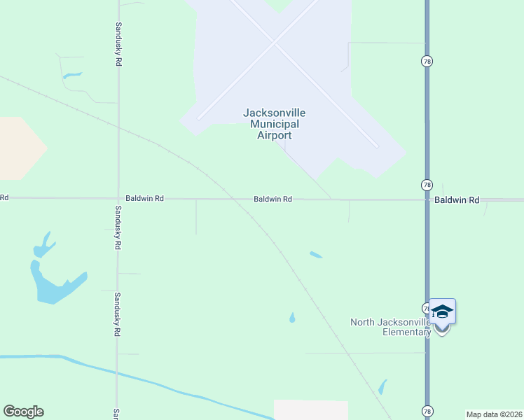 map of restaurants, bars, coffee shops, grocery stores, and more near 1919-1957 Baldwin Road in Jacksonville
