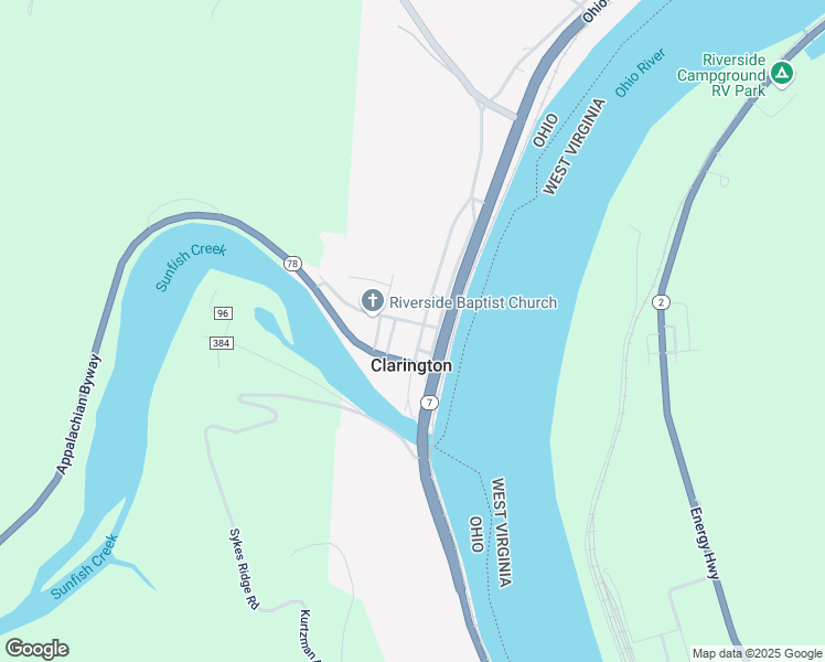 map of restaurants, bars, coffee shops, grocery stores, and more near 200-324 Market Street in Clarington