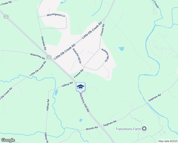 map of restaurants, bars, coffee shops, grocery stores, and more near 306 Autumn Hill Drive in Oxford