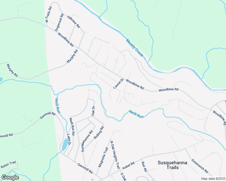 map of restaurants, bars, coffee shops, grocery stores, and more near 61 Laurel Drive in Airville