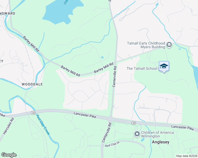 map of restaurants, bars, coffee shops, grocery stores, and more near 1 Berkshire Court in Wilmington