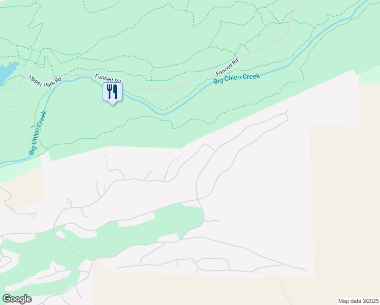 map of restaurants, bars, coffee shops, grocery stores, and more near 3320 Shadybrook Lane in Chico