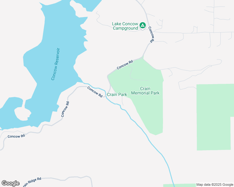 map of restaurants, bars, coffee shops, grocery stores, and more near Jeffrey Pine Lane in Concow