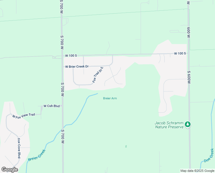 map of restaurants, bars, coffee shops, grocery stores, and more near 6719 Lana Court West in New Palestine