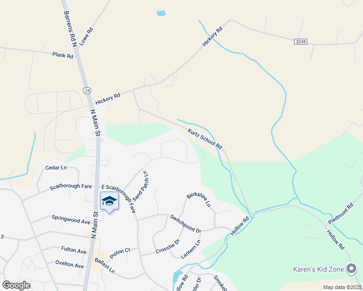 map of restaurants, bars, coffee shops, grocery stores, and more near 245 Jenny Lane in Stewartstown