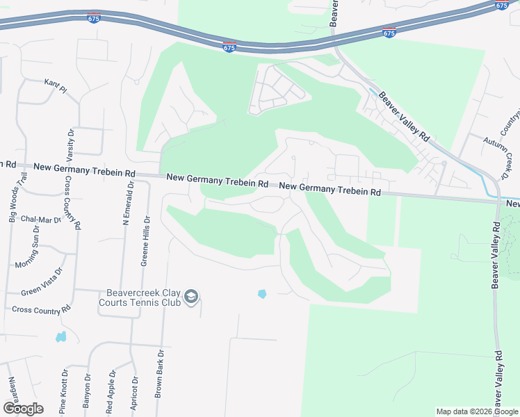 map of restaurants, bars, coffee shops, grocery stores, and more near 2560 Greenside Drive in Dayton