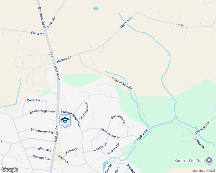 map of restaurants, bars, coffee shops, grocery stores, and more near 245 Jenny Lane in Stewartstown