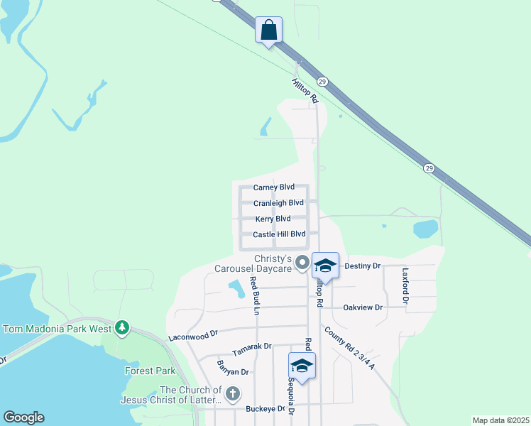 map of restaurants, bars, coffee shops, grocery stores, and more near 3800 Cranleigh Boulevard in Springfield