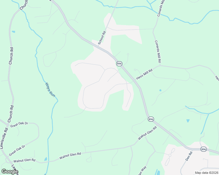 map of restaurants, bars, coffee shops, grocery stores, and more near 120 Mill House Drive in Lincoln University