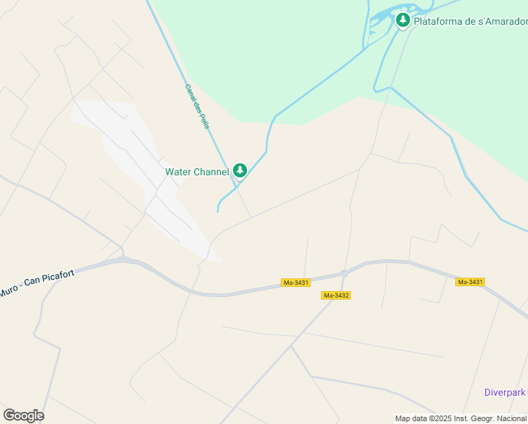 map of restaurants, bars, coffee shops, grocery stores, and more near Camí Vell de sa Font de Son in Illes Balears