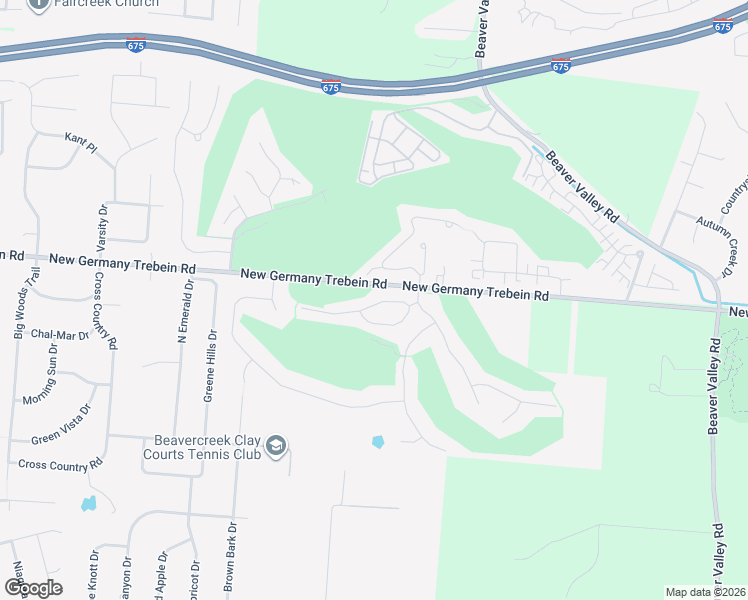 map of restaurants, bars, coffee shops, grocery stores, and more near 2560 Greenside Drive in Dayton