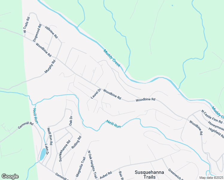 map of restaurants, bars, coffee shops, grocery stores, and more near 7734 Woodbine Rd in Airville