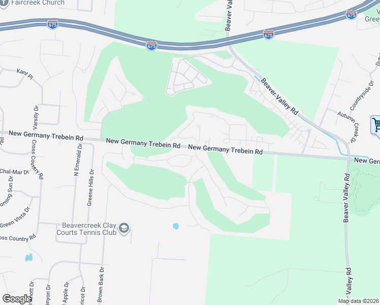 map of restaurants, bars, coffee shops, grocery stores, and more near 2524 Greenside Dr in Beavercreek