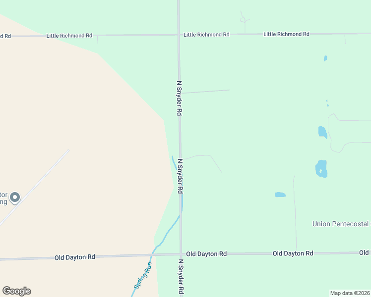 map of restaurants, bars, coffee shops, grocery stores, and more near 1500 North Snyder Road in Dayton