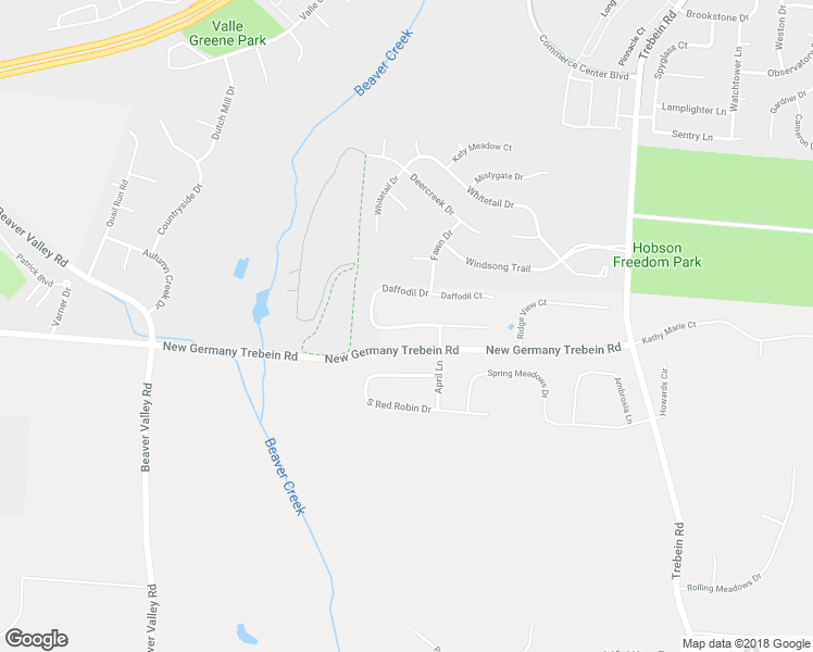 map of restaurants, bars, coffee shops, grocery stores, and more near 1944 Spring Ridge Drive in Xenia