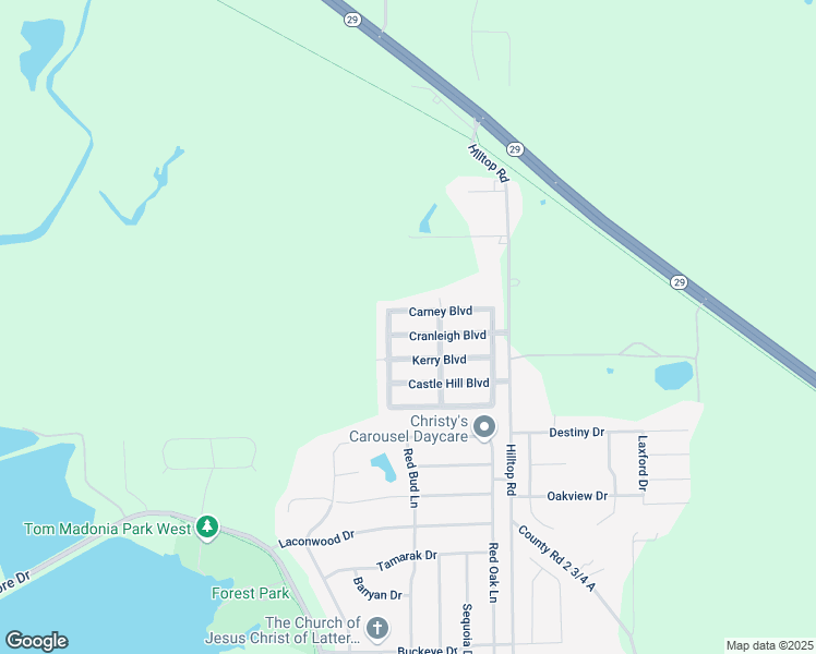 map of restaurants, bars, coffee shops, grocery stores, and more near 3700-3708 Cranleigh Boulevard in Springfield