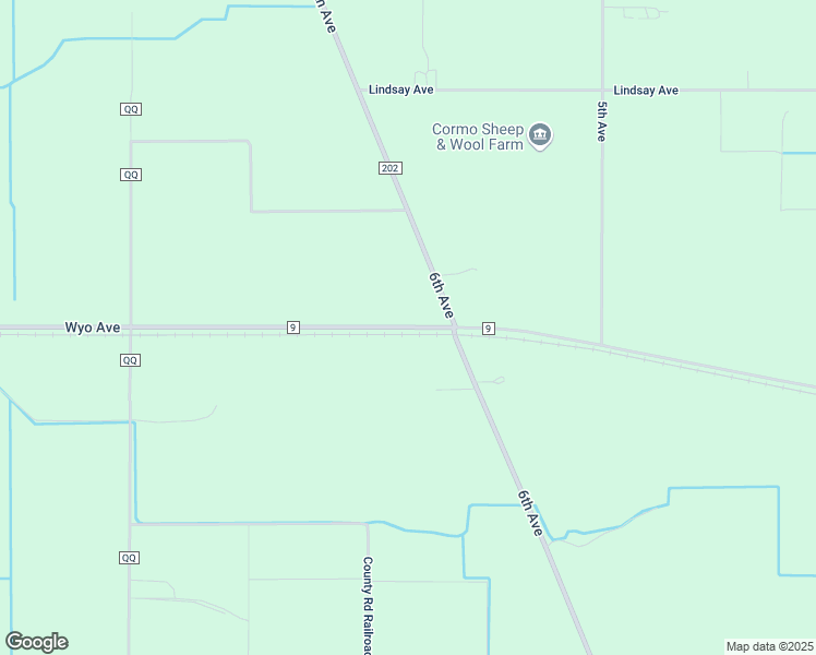 map of restaurants, bars, coffee shops, grocery stores, and more near County Road 9 in Orland