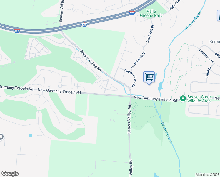 map of restaurants, bars, coffee shops, grocery stores, and more near 2768 Austin Place in Beavercreek