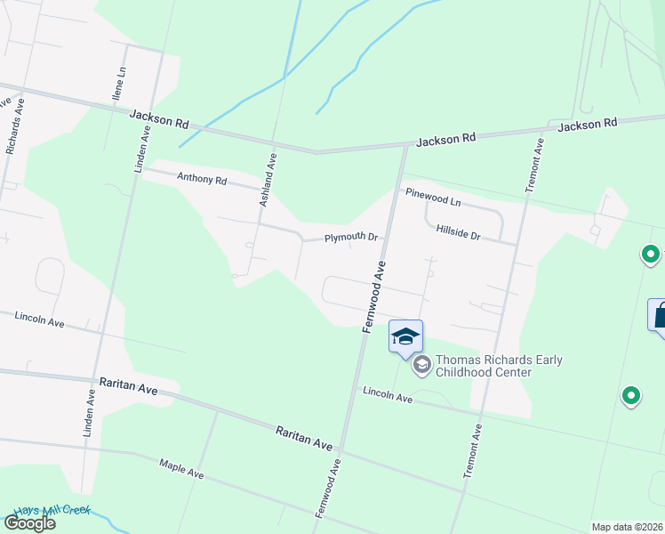 map of restaurants, bars, coffee shops, grocery stores, and more near 829 Plymouth Drive in Atco