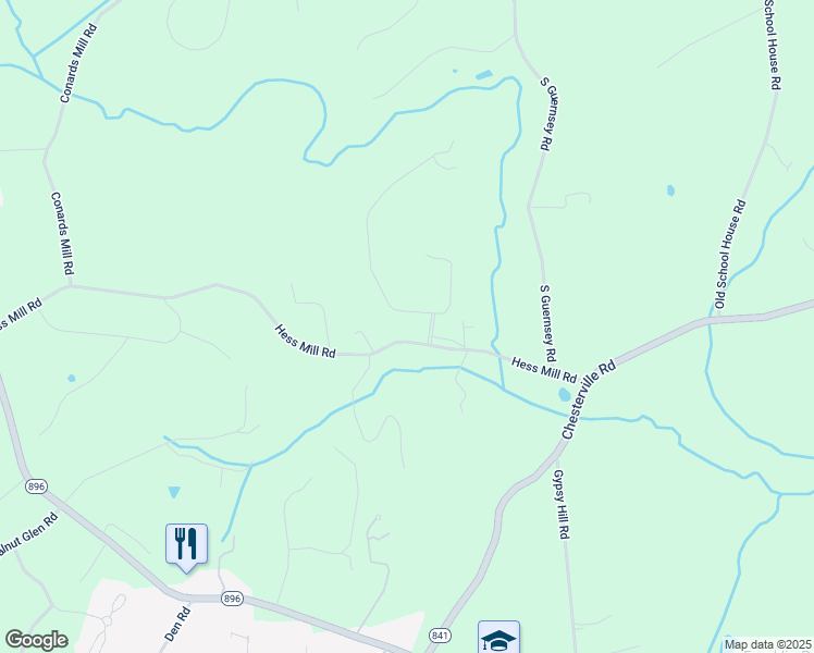 map of restaurants, bars, coffee shops, grocery stores, and more near 4 Beechwood Drive in Landenberg