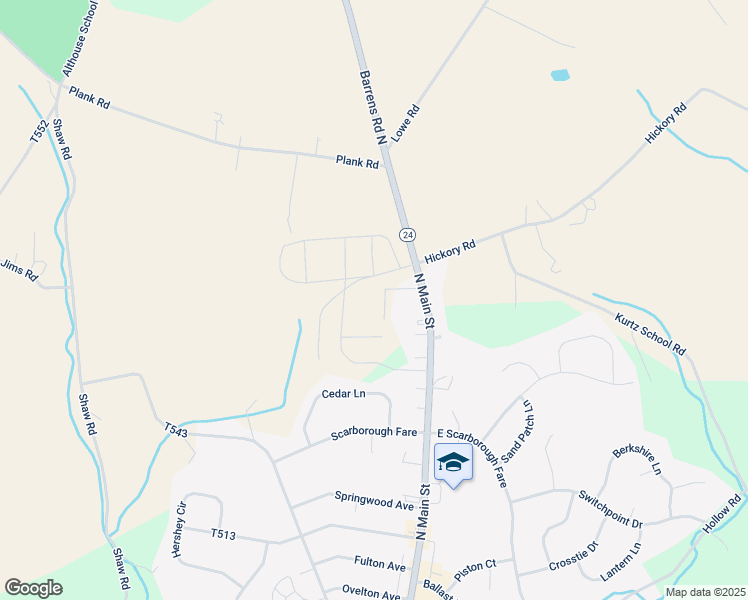 map of restaurants, bars, coffee shops, grocery stores, and more near 5060 McElwain Heights Ln in Stewartstown