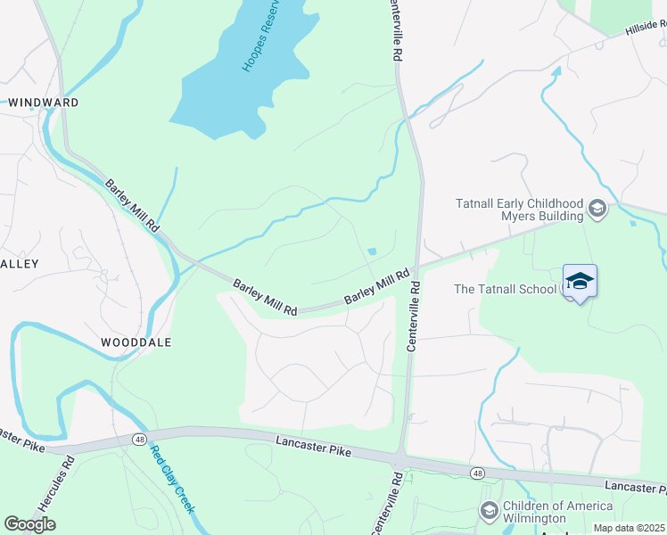 map of restaurants, bars, coffee shops, grocery stores, and more near 4 Mozart Drive West in Wilmington