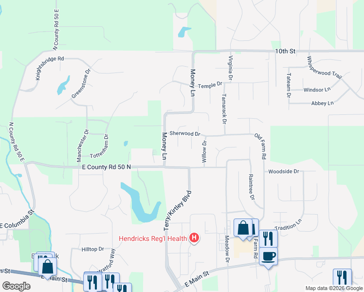 map of restaurants, bars, coffee shops, grocery stores, and more near 677 Aspen Court in Danville