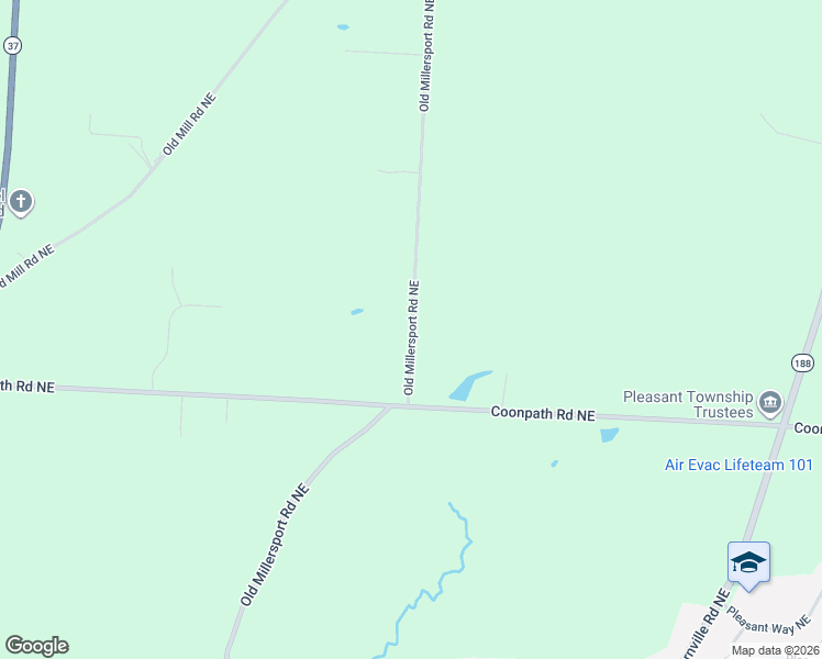 map of restaurants, bars, coffee shops, grocery stores, and more near 3155 Old Millersport Road Northeast in Lancaster