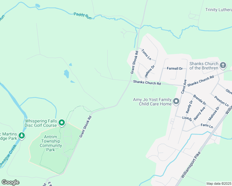 map of restaurants, bars, coffee shops, grocery stores, and more near 12101 Grant Shook Road in Greencastle