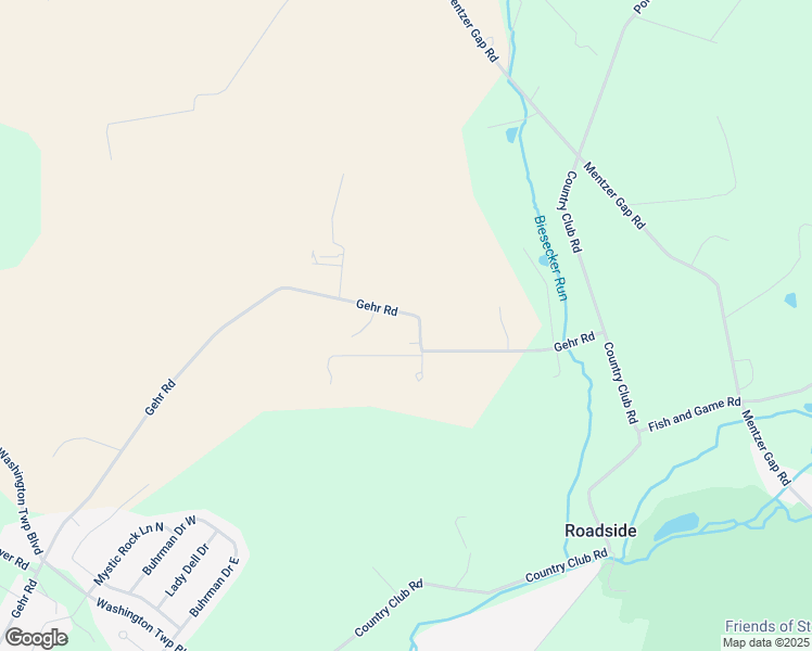 map of restaurants, bars, coffee shops, grocery stores, and more near 11032 Gehr Road in Waynesboro