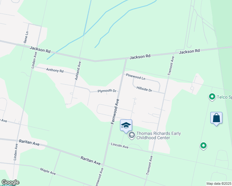 map of restaurants, bars, coffee shops, grocery stores, and more near 2337 Fernwood Avenue in Atco