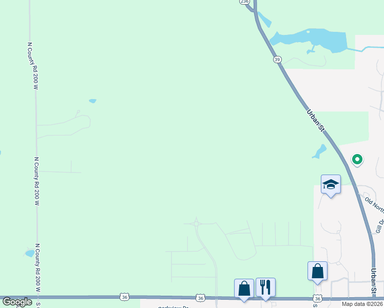 map of restaurants, bars, coffee shops, grocery stores, and more near 1822 Dusty Road in Danville